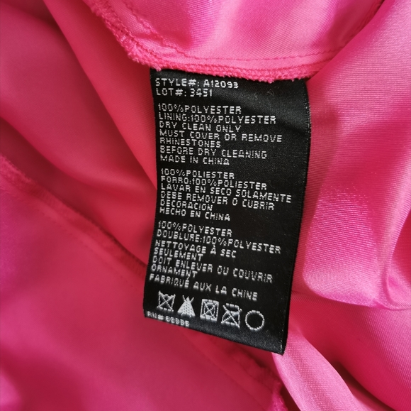 Betsy & Adam Multi Colored Maxi Gown Size 6 - Picture 7 of 11